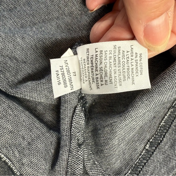 Nordstrom Heather Gray Polo  shirt size xl EUC - Picture 6 of 9